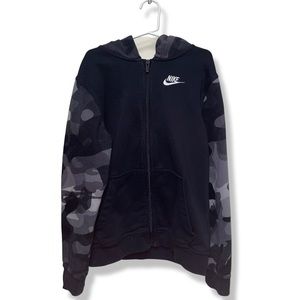 Nike Full Zip Jacket w/Hood Camo Youth Boys Size L